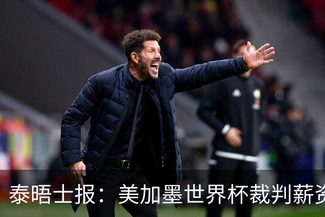 泰晤士报：美加墨世界杯裁判薪资待遇确定，最高可获得10万美元
