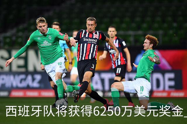 西班牙队将获得6250万美元奖金 每位球员将分得约88万美元
